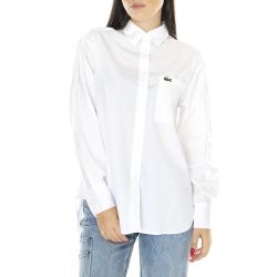 Lacoste-W' Camicia M/L CF1727-001 White Shirt