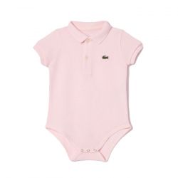 Lacoste-Completo Regalo T03 Baby Bodysuit Pink - Body Bambini Rosa