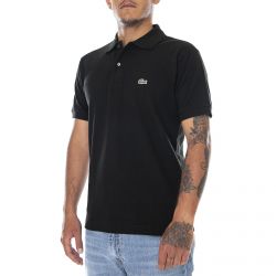 Lacoste-Mens Logo 031 Black Polo Shirt