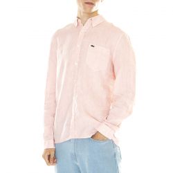 Lacoste-M' Camicia M/L T03 Pink Shirt
