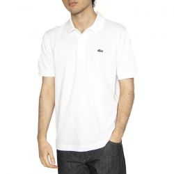 Lacoste-Maglietta M/C 001 Polo Shirt White - Polo Uomo Bianca