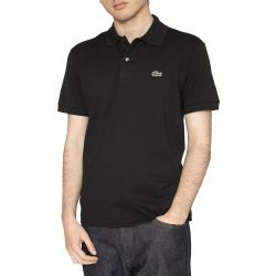 Lacoste-Maglietta M/C 031 Black Polo Shirt - Polo Uomo Nera