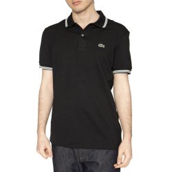 Lacoste-Maglietta M/C 031 Black Polo Shirt - Polo Uomo Nera