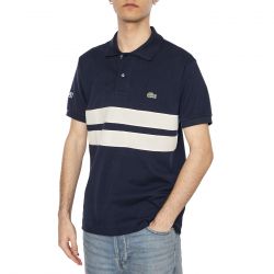 Lacoste-Maglietta M/C 166 Blue Polo Shirt - Polo Uomo Blu