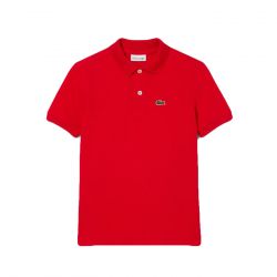 Lacoste-Maglietta M/C 240 Red Polo Shirt - Polo Bambini Rossa