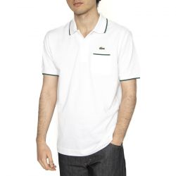 Lacoste-Maglietta M/C 737 Polo Shirt White - Polo Uomo Bianca