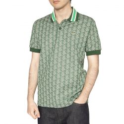 Lacoste-Maglietta M/C Hei Green Polo Shirt - Polo Uomo Verde