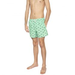 Lacoste-Short Bagno Q8R Green Swimsuit - Costume da Bagno Uomo Verde
