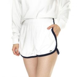 Lacoste-Shorts 70V White - Pantaloncini Donna Bianchi