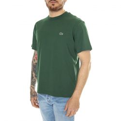 Lacoste-T-Shirt 132 Green  - Maglietta Girocollo Uomo Verde