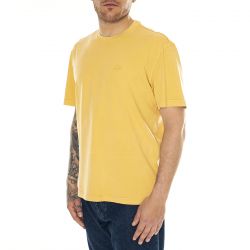 Lacoste-T-Shirt IXV Orange - Maglietta Girocollo Uomo Arancione