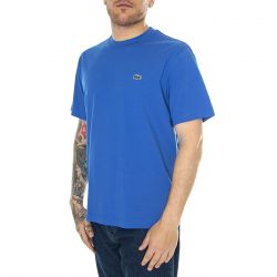 Lacoste-T-Shirt IXW Blue - Maglietta Girocollo Uomo Blu