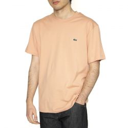Lacoste-T-Shirt ZIH Pink - Maglietta Girocollo Uomo Rosa