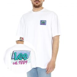 Lee-M' 80s Loose Graphic Tee Bright White