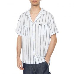 Lee- Camp Shirt Orion Blue - Camicia Maniche Corte Uomo Blu