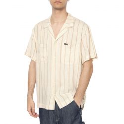 Lee- Camp Shirt Soy Bean - Camicia Maniche Corte Uomo Beige