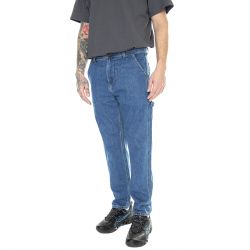 Lee-Carpenter Mid Shade - Pantaloni Denim Jeans Uomo Blu