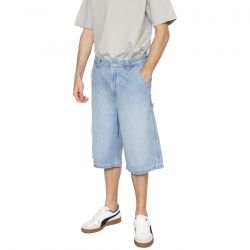 Lee-Carpenter Skater Short Nicholas - Bermuda Denim Jeans Uomo Blu