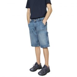 Lee-DBL Knee Carpenter Short Raven - Bermuda Uomo Blu