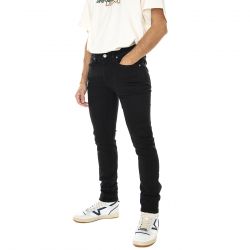 Lee-Luke Clean Black-L719HFAE - Pantaloni Denim Jeans Uomo Neri