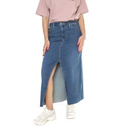 Lee-Maxi Skirt Relaxed - Gonna Denim Jeans Blu-11234-9007