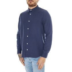 Lee-Patch Shirt Medieval Blue - Camicia Uomo Blu