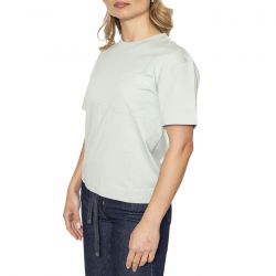 Lee-Pocket Tee Soft Sage - Maglietta Girocollo Donna Verde