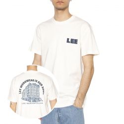 Lee-WW Graphic Tee Ecru - Maglietta Girocollo Uomo Bianca
