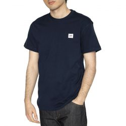 Lee-WW Tee Rivet Navy - Maglietta Girocollo Uomo Blu