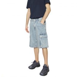 Levis-478 Baggy Cargo Shorts My Pocket Full Blue - Bermuda Uomo Blu
