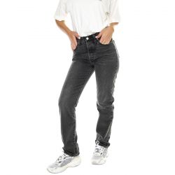 Levis-501 Jeans For Women Take A Hint Black - Pantaloni Denim Jeans Donna Grigi