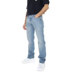 Levis-501 Levi's Original Ska Ska Med Indigo Worn In - Pantaloni Denim Jeans Uomo Blu