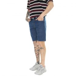 Levis-501 Original Shorts Chips & Dip LTWT Dark Indigo Worn In