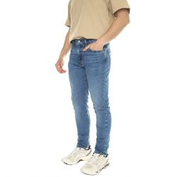 Levis-512 Slim Taper Come Draw With Me Adv Med Indigo Worn In