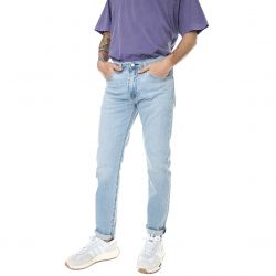 Levis-512 Slim Taper Tabor Pleazy - Pantaloni Denim Jeans Uomo Blu / Light Indigo / Worn In-28833-0940