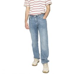 Levis-555 Relaxed Straight Tried Our Best LTW - Pantaloni Denim Jeans Uomo Blu