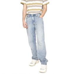 Levis-565 Loose Straight Always Here LTWT Blue - Pantaloni Denim Jeans Uomo Blu