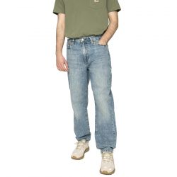 Levis-586 Loose Straight At The Laundromat LT - Pantaloni Denim Jeans Uomo Blu