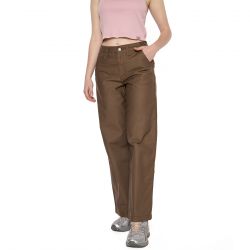 Levis-909 Straight Dark Earth - Pantaloni Donna Marroni