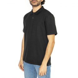 Levis-Authentic Polo Black Garment Dye - Polo Uomo Nera