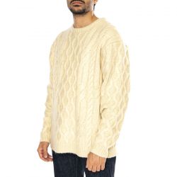 Levis-Battery Crewneck Sweater Parkside Cable Neutral