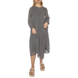 Levis-Cielo Georgette Dress Neutrals - Abito Donna Multicolore