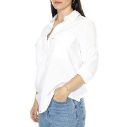 Levis-Doreen Utility Shirt Bright White Neutral - Camicia Donna Bianca