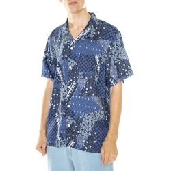 Levis-M' Sunset Camp Shirt - Camica Maniche Corte Uomo Blu / Multicolore-72625-0069