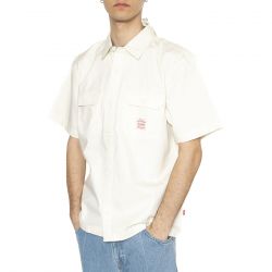 Levis-SS Dalton Worker WW Egret - Camicia Maniche Corte Uomo Bianca