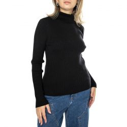 Levis-Tulip Turtleneck Caviar Black - Maglione Collo Alto Donna Nero