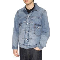 Levis-Type 2 Trucker Blue Sky Selv - Giacca Denim Jeans Uomo Blu