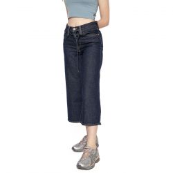 Levis-XL Culotte Shaded View - Pantaloni Donna Blu