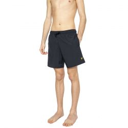 Lyle & Scott-Plain Swim Short Dark Navy - Costume da Bagno Uomo Blu