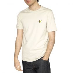 Lyle & Scott-Plain T-Shirt Cove - Maglietta Girocollo Uomo Beige